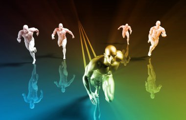 Spor Teknoloji kavramı arka plan