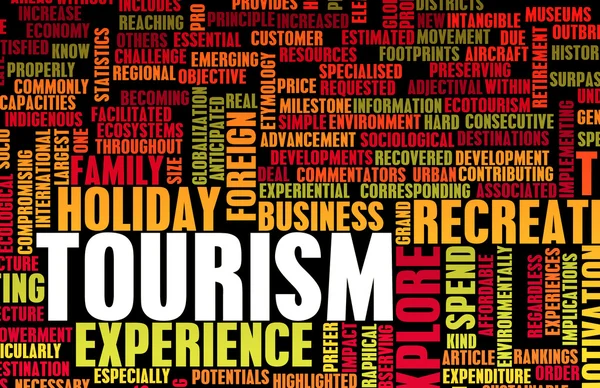 Tourism Industry Concept Background — Stock Photo, Image