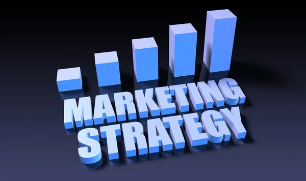 Marketing strategie concept achtergrond — Stockfoto