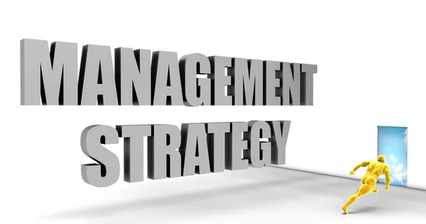 Management strategi Begreppskonst — Stockfoto