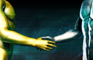 Bir anlaşma kapanış kavramı arka plan