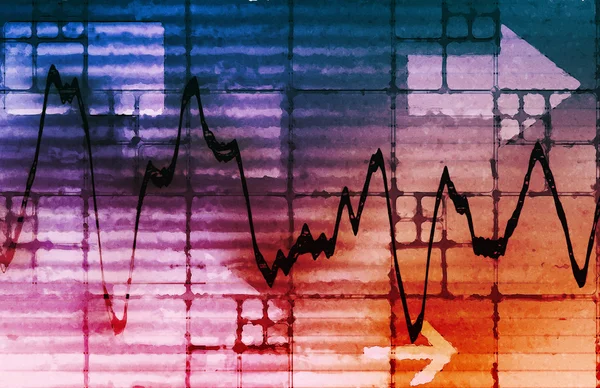 Iş grafiği grafik — Stok fotoğraf