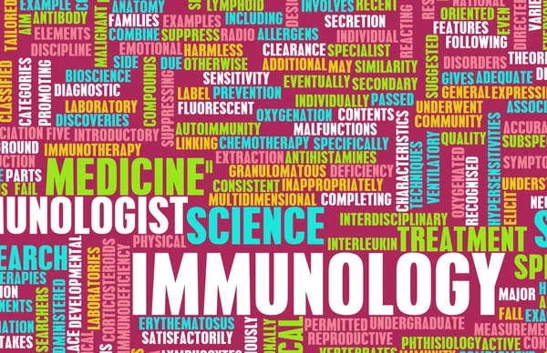 Abstraktní pojem imunologie — Stock fotografie