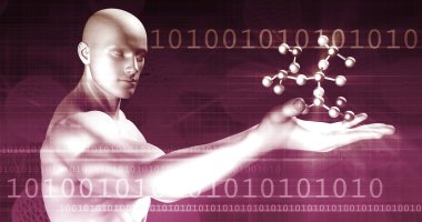 Güvenli ağ konsept sanat