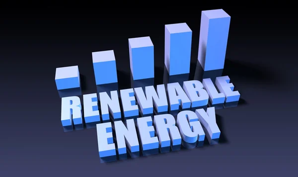 Renewable energy Concept Art — Stock Photo, Image