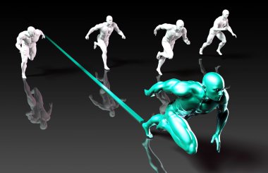Fitness Eğitim konsept sanat