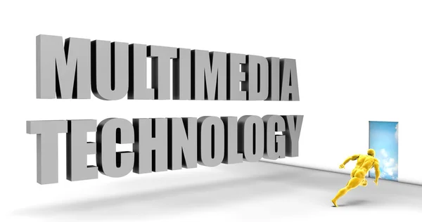 Multimedia Tecnología Concepto Arte — Foto de Stock