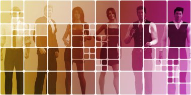 Uluslararası takım arka plan sanat