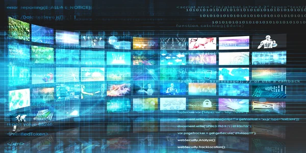 Media Technologies Concept — Stock Photo, Image
