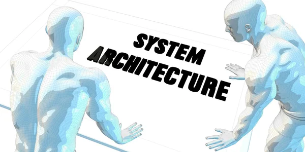 Architektura systemu jako ilustracja — Zdjęcie stockowe