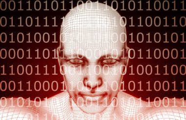Dijital Persona konsept illüstrasyon