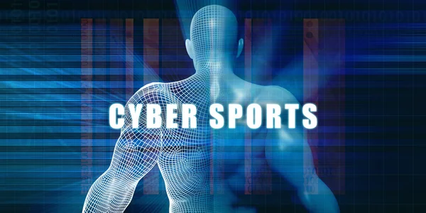 Cyber sport koncept Illustration — Stockfoto