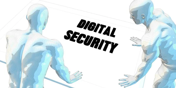 Sicurezza digitale come concetto — Foto Stock