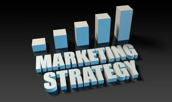 Strategia marketingowa koncepcja sztuki — Zdjęcie stockowe