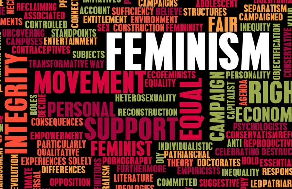 Feminizmus, mint fogalom — Stock Fotó