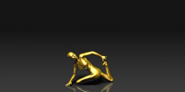 Omurga büküm Yoga Pose