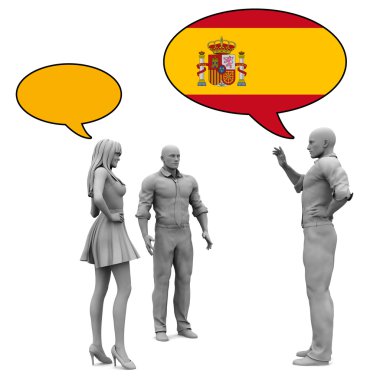 İspanyol konsept sanat öğrenin