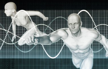 Fitness Eğitim konsept sanat