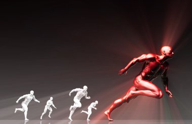 Kazanma stratejisi konsept sanat