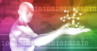 Biyoteknoloji konsept sanat