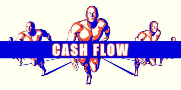 Cash Flow als Konzept — Stockfoto