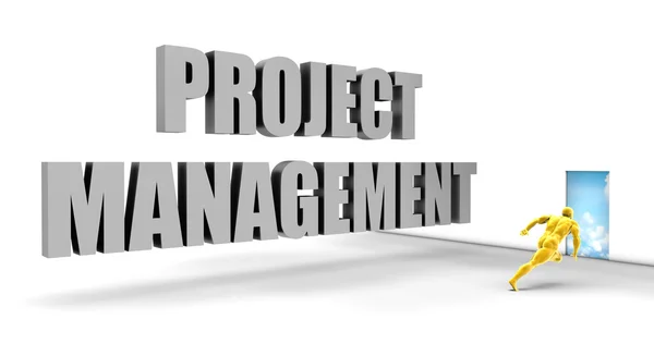 Projectmanagement als een Concept — Stockfoto