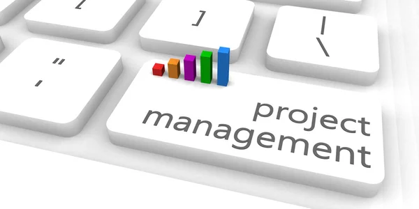 Projectmanagement als Concept — Stockfoto