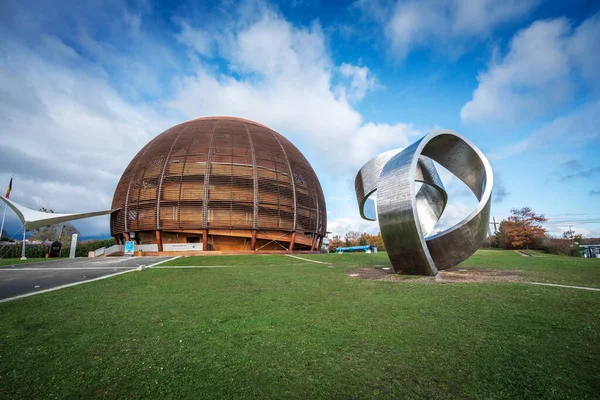 Женева Швейцарія Грудня 2019 Церн Європейська Організація Ядерних Досліджень Глобус — стокове фото