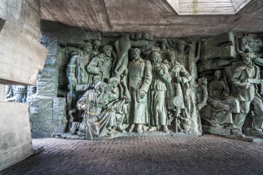 Ukrayna Ulusal Müzesi 'ndeki heykel galerisi İkinci Dünya Savaşı Anıt Kompleksi Kiev, Ukrayna