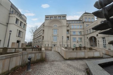 Lüksemburg Yargı Şehri - Barış ve Kütüphane Binaları - Lüksemburg Şehri, Lüksemburg