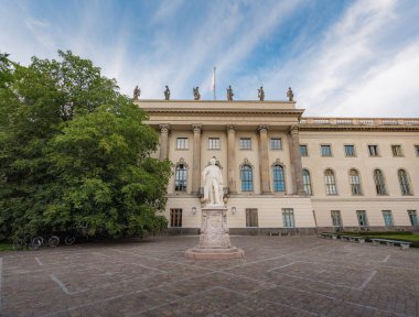 Berlin, Almanya - 11 Eylül 2019: Humboldt Üniversitesi - Berlin, Almanya