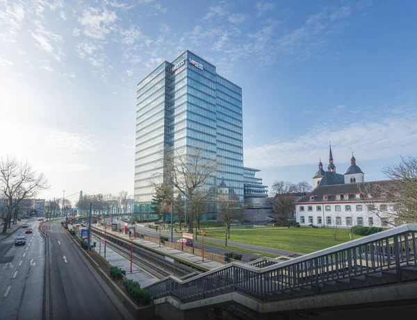 Kolín Nad Rýnem Německo Ledna 2020 Věž Lanxess Sídlo Německé — Stock fotografie