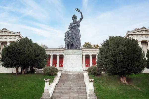 Bavyera Heykeli Şöhret Salonu Münih Bavyera Almanya — Stok fotoğraf