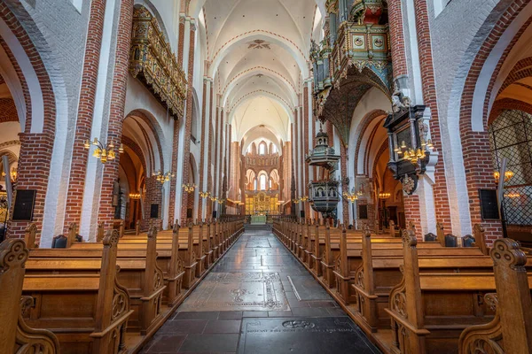 Roskilde Danimarka Haziran 2019 Roskilde Katedrali Çişleri Roskilde Danimarka — Stok fotoğraf