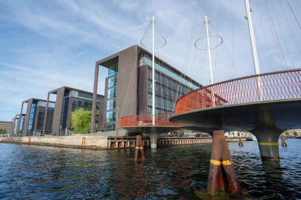 Kopenhagen Dänemark Juni 2019 Circle Bridge Fußgängerbrücke Christianshavn Entworfen Von — Stockfoto