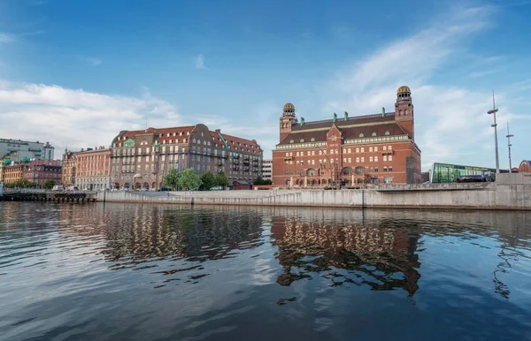 Skyline Malmo Com Central Post Office Building Malmo Suécia — Fotografia de Stock