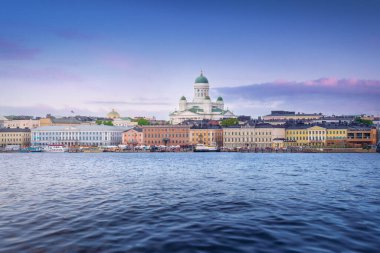Helsinki ufuk çizgisi Helsinki Katedrali - Helsinki, Finlandiya