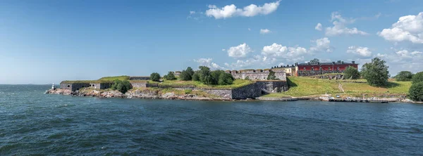 Vista Panorámica Fortaleza Suomenlinna Isla Kustaanmiekka Helsinki Finlandia — Foto de Stock