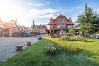 Alman Köyü Parkı (Vila Germanica) Blumenau Oktoberfest - Blumenau, Santa Catarina, Brezilya