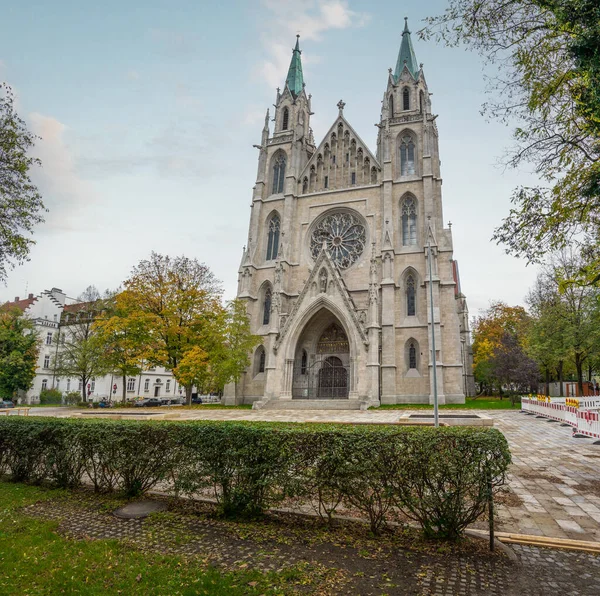 Церковь Святого Павла Мюнхен Бавария Германия — стоковое фото