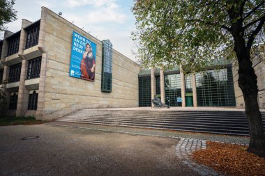 Munich, Germany - Nov 01, 2019: Neue Pinakothek Art Gallery Museum - Munich, Bavaria, Germany clipart