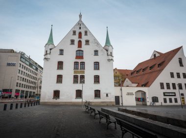 Münih, Almanya - Kasım 03, 2019: Münih Şehir Müzesi (Münih Stadtmuseum) - Münih, Bavyera, Almanya