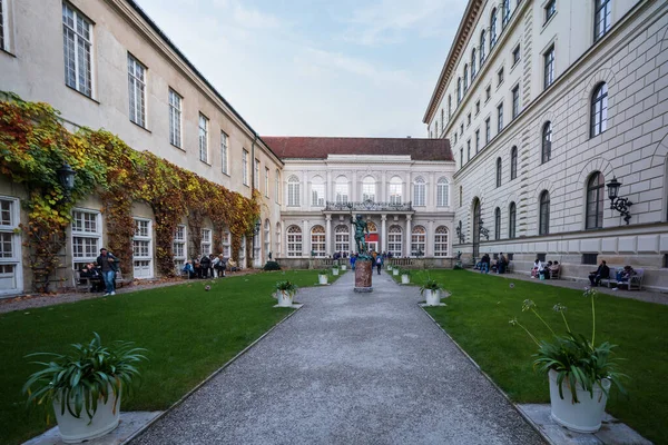Múnich Alemania Nov 2019 Konigsbauhof Patio Del Palacio Real Museo — Foto de Stock