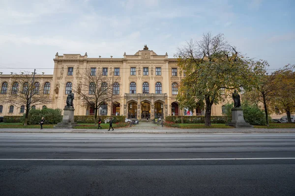 Münih Almanya Kasım 2019 Müze Beş Kıta Münih Bavyera Almanya — Stok fotoğraf