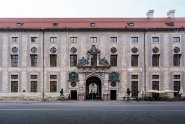 Münih Residenz Facade - Münih, Bavyera, Almanya