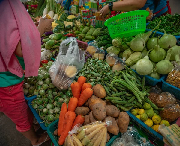 Janvier 2020 Koh Samui Thaïlande Marché Alimentaire — Photo