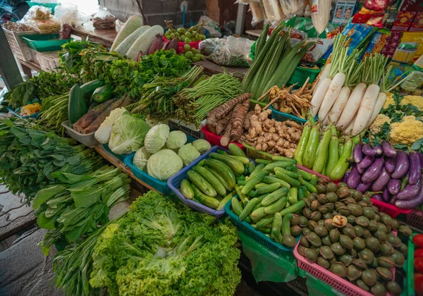 Januari 2020 Koh Samui Thailand Voedselmarkt — Stockfoto