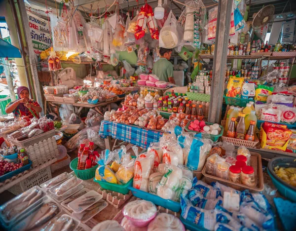 Januari 2020 Koh Samui Thailand Voedselmarkt — Stockfoto