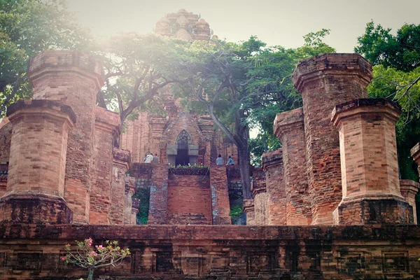 Columns of the Temple, Vietnam — Stock Photo, Image