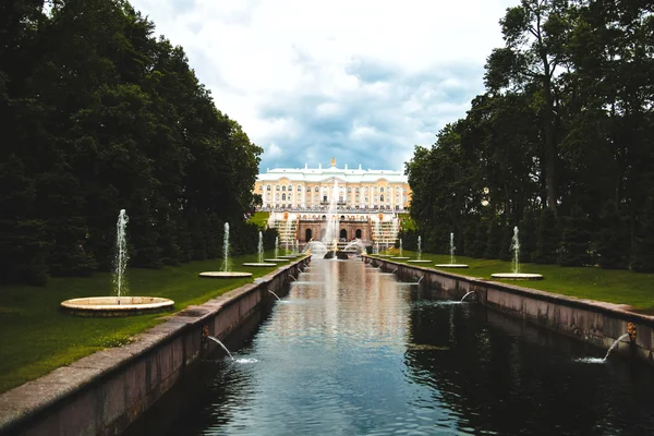 Peterhof, ha affondato Petersburg — Foto Stock